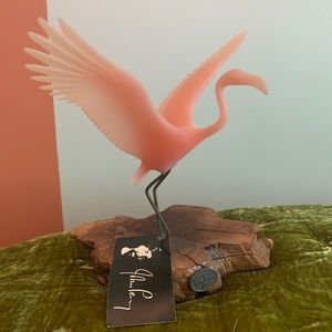 Vintage John Perry Flamingo Sculpture